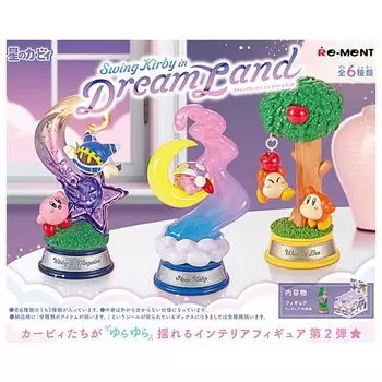 Kirby of the Stars Swing Kirby in Dream Land BOX product 6 types 6 pieces Re-ment