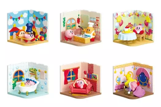 Kirby of the Stars Wonder Room 1BOX Приблизительные размеры: В115 x Ш70 x Г60 мм Изготовлен из ПВХ-пластика