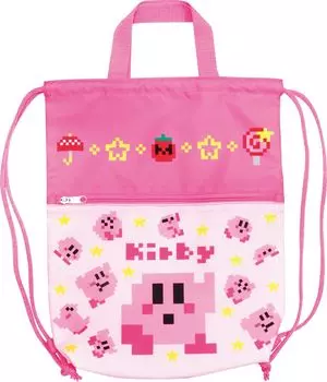 Kirby of the Stars x Makoto Ozu Drawstring Knapsack Pink H39 x W32 x D6cm SBN536 [J s Planning] розовый