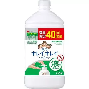 Kirei Kirei Lion Kirei Kirei Сменный блок для жидкого мыла очень большой, 840 мл