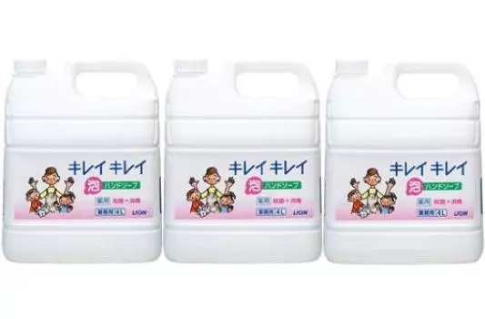 KireiKirei лечебное пенное мыло для рук 4 л x 3 шт. набор