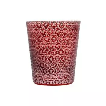 Kiriko Glass Kiriko Chigiku (Red)
