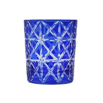 Kiriko Glass Kiriko Yarai (Blue)