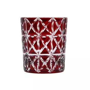 Kiriko Glass Kiriko Yarai (Red)