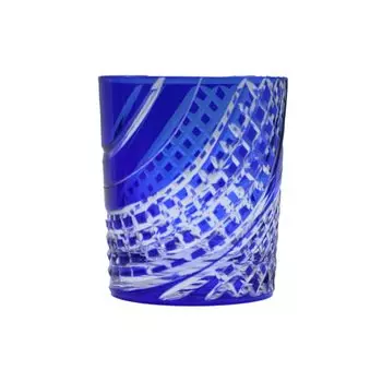 Kiriko Kiriko Чашка для сакэ Стеклянный стакан для сакэ (синий) синий