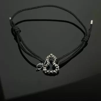 KIRIN Wang Chuqin Same Style Carrying Strap Bracelet Hollow Gourd Sterling Silver S925 Light Luxury High-Grade National Style Gift All-Matching White Gold