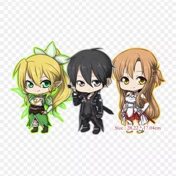 Кирито и Асуна Чиби Асуна Кирито Нашивки с термонаклейками для одежды Аппликации Наклейки на одежду Термочувствительные индивидуальные нашивки