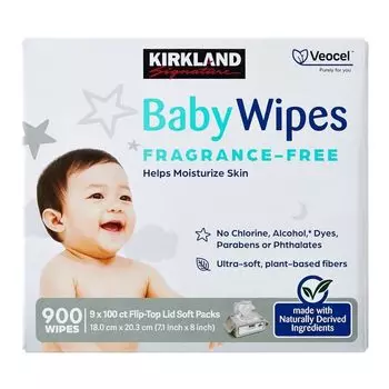 Kirkland Signature Baby wipes 900 pieces [Costco]