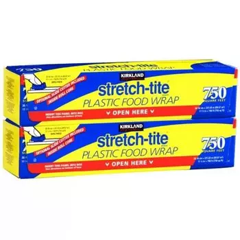 KIRKLAND Signature Plastic Food Wrp 30cm x 231m Set of 2 KIRKLAND Signature Plastic Food Wrp 30cm x 231m Stretch-Tite Stretch-Tite