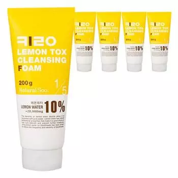 Очищающая пенка Kiro Lemon Tox, 200 г, 5 шт.