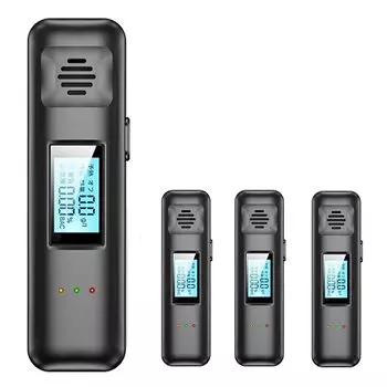 Kirstoo Alcohol Тип алкоголя для вождения принимает высокопроизводительный 5000 алкоголя Высокий коммерческий алкоголь USB LED Автоматическое выключение измерительного прибора проверки,