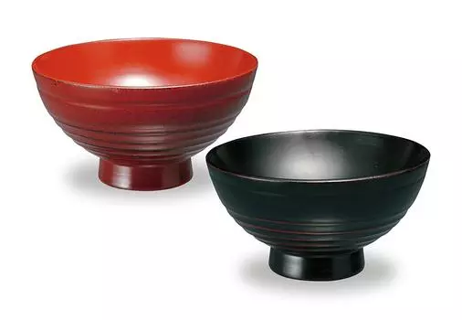 Kishu Coloring Urushi Rice Bowl Pair Set Lacquer Made in Japan Wooden Tableware Rice Bowl Japanese Style Lacquer Tea Bowl Rice Paint 22-66-1C