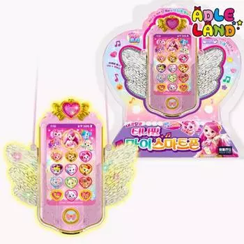 Кисло-сладкий улов Tiniping My Smartphone Мобильный телефон Tiniping Season 4 Игрушка со светодиодной подсветкой, популярные корейские персонажи