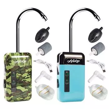 Кислородный насос для рыбалки, портативный кислородный водяной насос для рыбалки, интеллектуальный датчик, энергосберегающий светодиодный светильник для уличных аксессуаров Camouflage