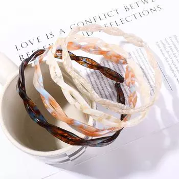 Кислотная женская шпилька для волос, женские аксессуары для волос, корейский стиль, головной убор, крестообразная повязка на голову, повязка на голову A