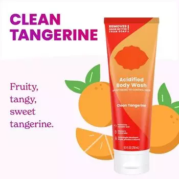 Кислотный гель для тела — контроль запаха в течение 24 часов — запах лучше, чем у мыла, безопасен для чувствительной кожи, 250 мл One Size синий