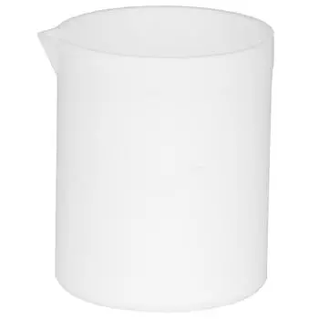 Кислото- и щелочестойкий стакан PTEE с высокой смазкой, не липкий, белый стакан, мерный стакан(100мл)