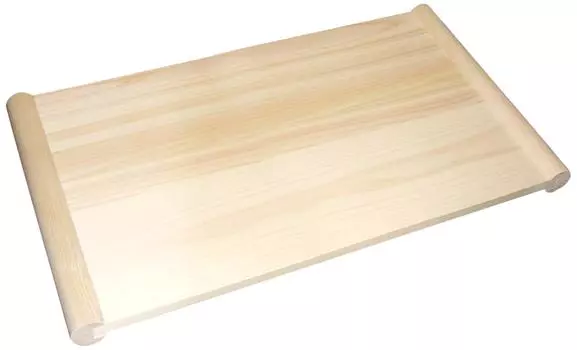 Kiso Crafts Cutting Cutting Made in Wooden Hinoki 41 x 24 Can be used by flipping over without Board, Double-sided Board, Japan, (Medium), cm,