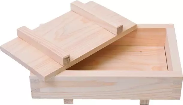 Kiso Crafts Hinoki pressed sushi large (15245cm) бежевый