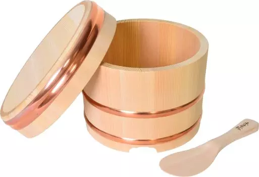 Kiso Crafts Kiso Sawara ohitsu на троих с шариком ручной работы, натуральные чашки в стиле Эдо, надписи,