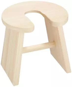 Kiso Crafts Wooden Bath Healing Domestic Hinoki Ширина 30 x Глубина x Высота 30 см Кресло, Благовония, (Высота стопы) +26,5