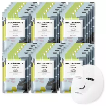 KisoCare Face Pack Hyaluronic Acid Set of 30 Individually Packaging Firming Увлажнение Уплотнение Влажная кожа Обилие сыворотки Высокая адгезия Сделано в Японии