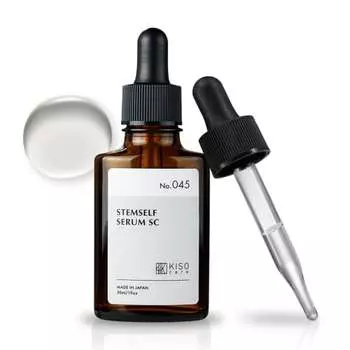 KisoCare No.045 Stem Self Serum 30ml Human Stem Cell Acclimation Culture Solution 10% Serum -Awakens the skin s natural elasticity and firmness-