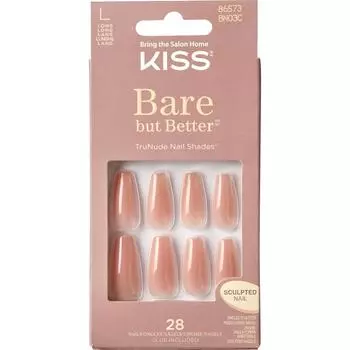 KISS Bare-But-Better Nails – Nude Glow 28 packs