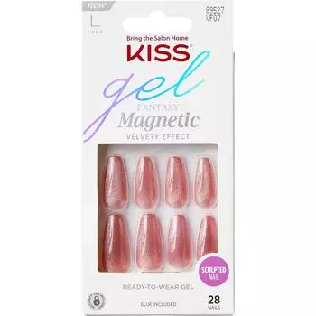 KISS Gel Fantasy Magnetic Nail West Coast 28 pieces