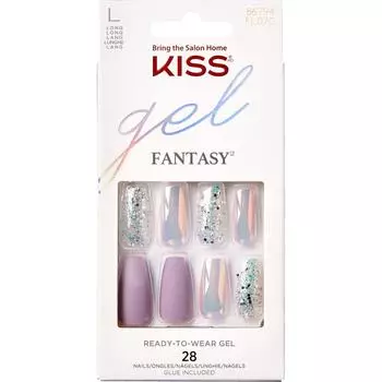 KISS Gel Fantasy Nail Rainbow Rings 28 pieces