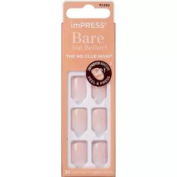 KISS imPRESS Bare-But-Better Nail Tips Instinct 30 Pieces