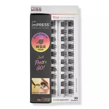 Kiss imPRESS Press-On Falsies Набор для наращивания ресниц Wispy Refill Pack