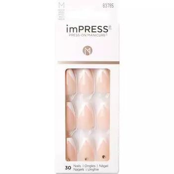 KISS kiss imPRESS nail tips So French 1 set