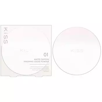 kiss KiSS Matte Chiffon Finishing Loose Powder 01 Light 14g Reduces shine and increases makeup durability Semi-Matte