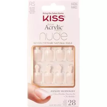 KISS Kiss Salon Acrylic French Nail Tips Prestaking