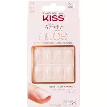 KISS Kiss Salon Acrylic French Nail Tips Cashmere 1 Set