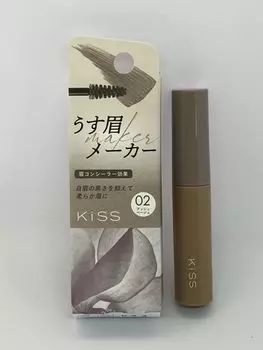 KiSS Light Eyebrow Maker 02 Ash Beige 6g Soft Eyebrow Concealer Ash (02 Beige)