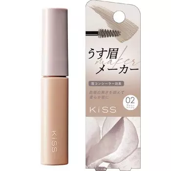 KiSS Light Eyebrow Maker 02 пепельно-бежевый 6 г