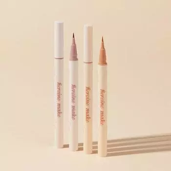 Kiss Me Heroine Make Secret Shading Eyeliner 0.4ml (Product/Single Item) No. 1 Pink Beige + Mazzi Sticker