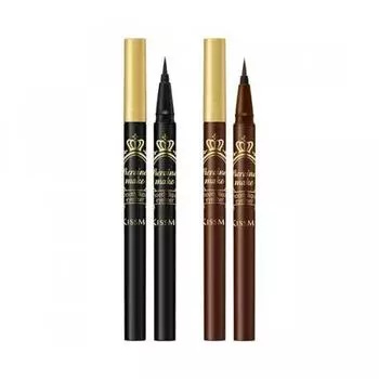 Kiss Me Heroine Make Smooth Жидкая подводка для глаз P deeP Черный Коричневый 01 deep black