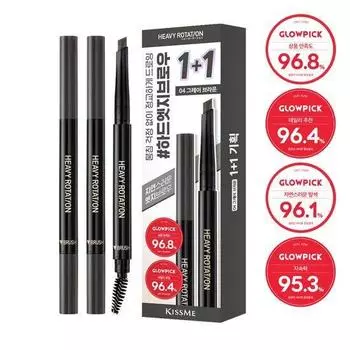 Kiss Me Карандаш для бровей Heavy Rotation Hard Edge, ограниченный выпуск No. 1 Caramel Brown