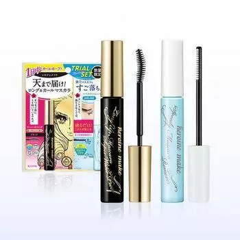 Kiss Me Prime Mascara Super Waterproof (Single Item/Speedy Mini Project) long deep black