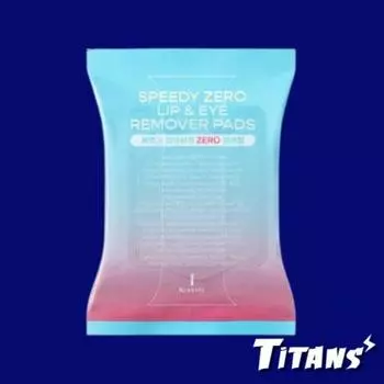 Kiss Me Средство для снятия макияжа с губ и глаз Speedy Zero Remover Pad 35 г