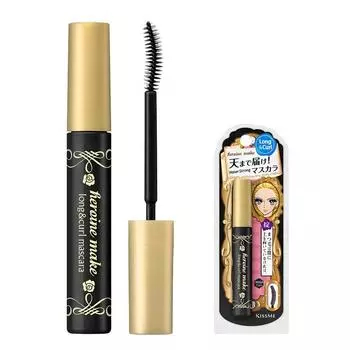 Kiss Me Тушь для ресниц Heroine Make Long & Curl Mascara P 6 г, насыщенный черный, 1 шт.