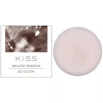 KiSS Mellow Shadow 03 Admiration Taupe Bloody cream eye color shine and effect Fine pearl sparkle 5.3g Wet-like three-dimensional