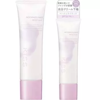 KiSS Mochimizu Base 01 Beige Lilac 25g Makeup base Moisture cream base Contains serum ingredients SPF33PA++