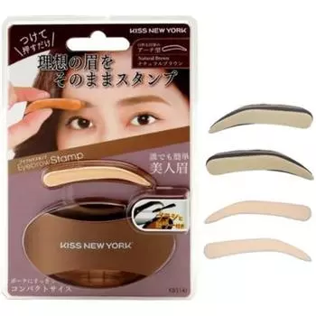 KISS NEW YORK [Kiss New York Limited Exchange Sponge Included] Брови Штамп Помадка для бровей Макияж Kiss Newyork, 1 шт.