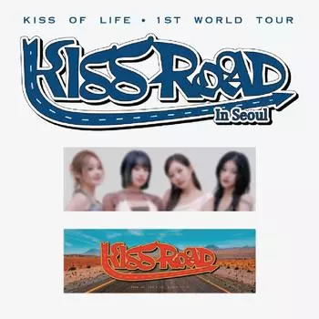 KISS OF LIFE 1-й мировой тур KISS ROAD в Сеуле Фото Слоган