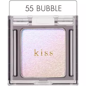 KiSS Sheer Glitter Eyes 55 Bubble Polarized Pearl Glitter Single Color Eyeshadow 2.1g