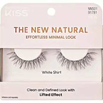 KISS The New Natural False Eyelashes Single 01 White Shirt 1 set